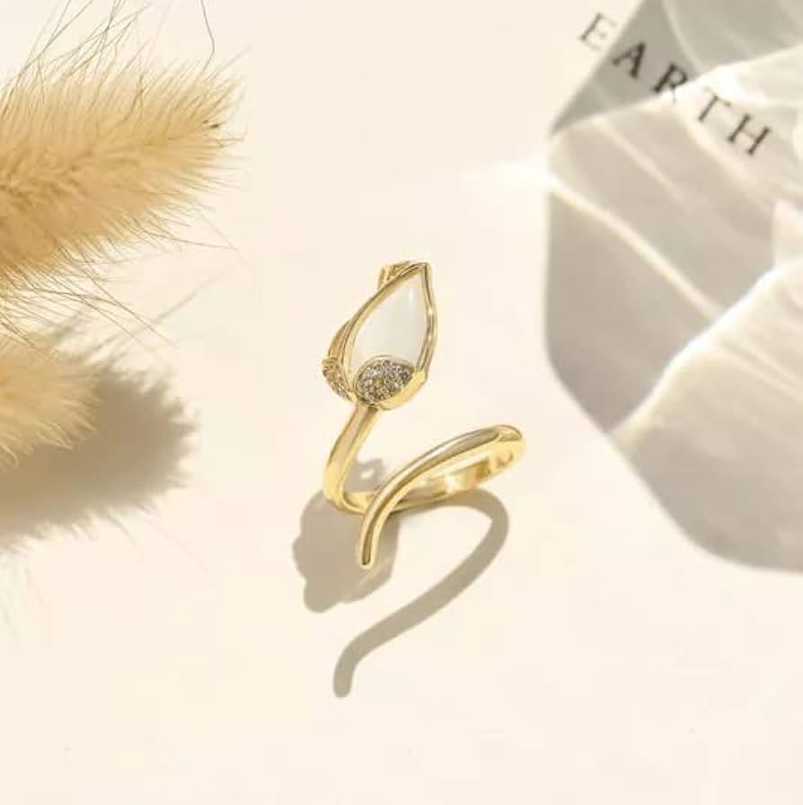 Anillo Tulipán® 🌹💕 | Talla Ajustable