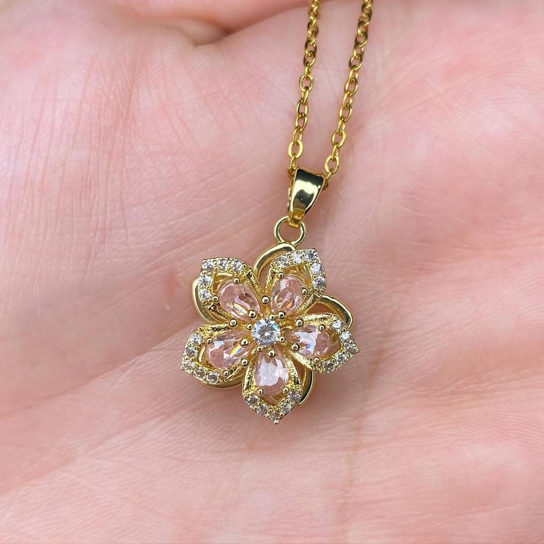 Collar Princesas® | Baño de Oro + Con Caja Regalo y CARTA PRINCESAS 👑💓