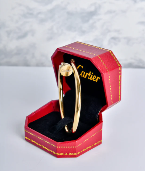 Pulsera Clavo Eterno®| Tipo Cartier + BAÑO EN ORO + Caja de regalo ✨💗