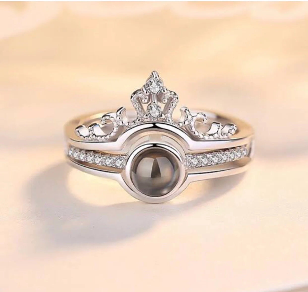 Anillo Te amo 100 idiomas® 2 en 1 | Baño de Oro + Caja Gratis💖✨