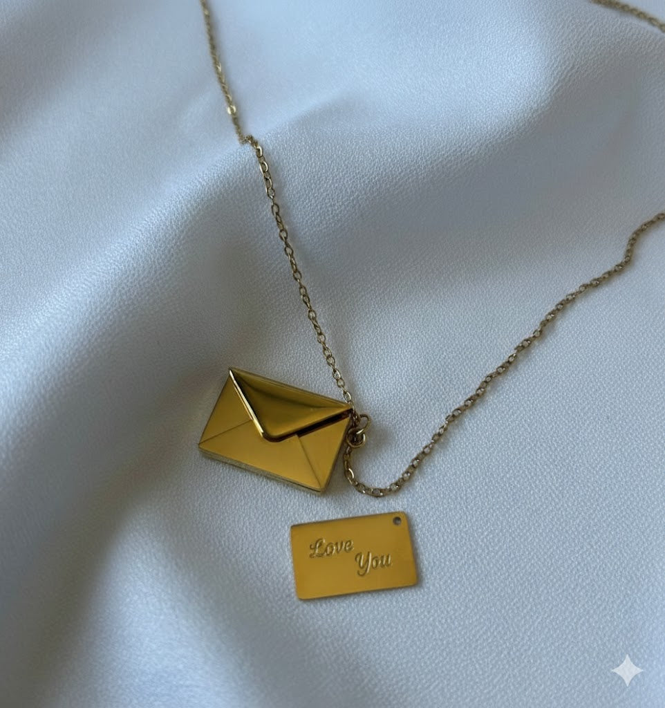 Collar "Love You"® | Collar + Mensaje "Te Amo" + CAJA REGALO 📩💓