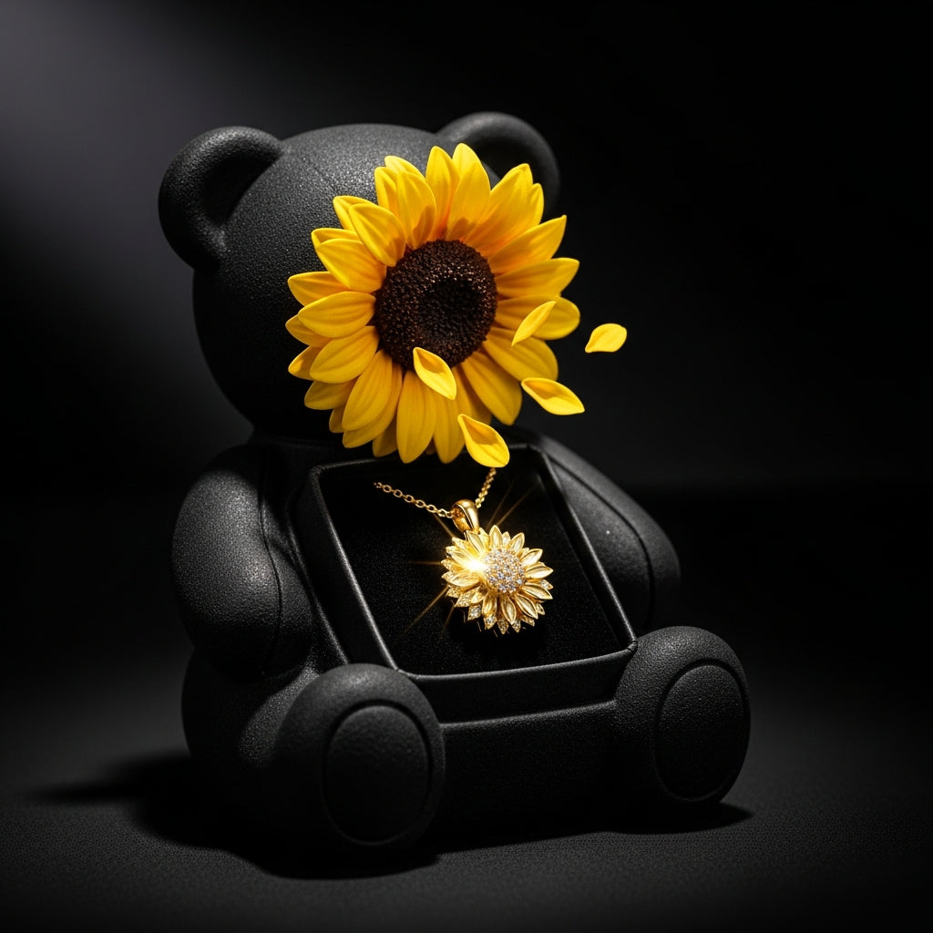 Collar de Girasol Giratorio® | Con Caja de regalo 🌻