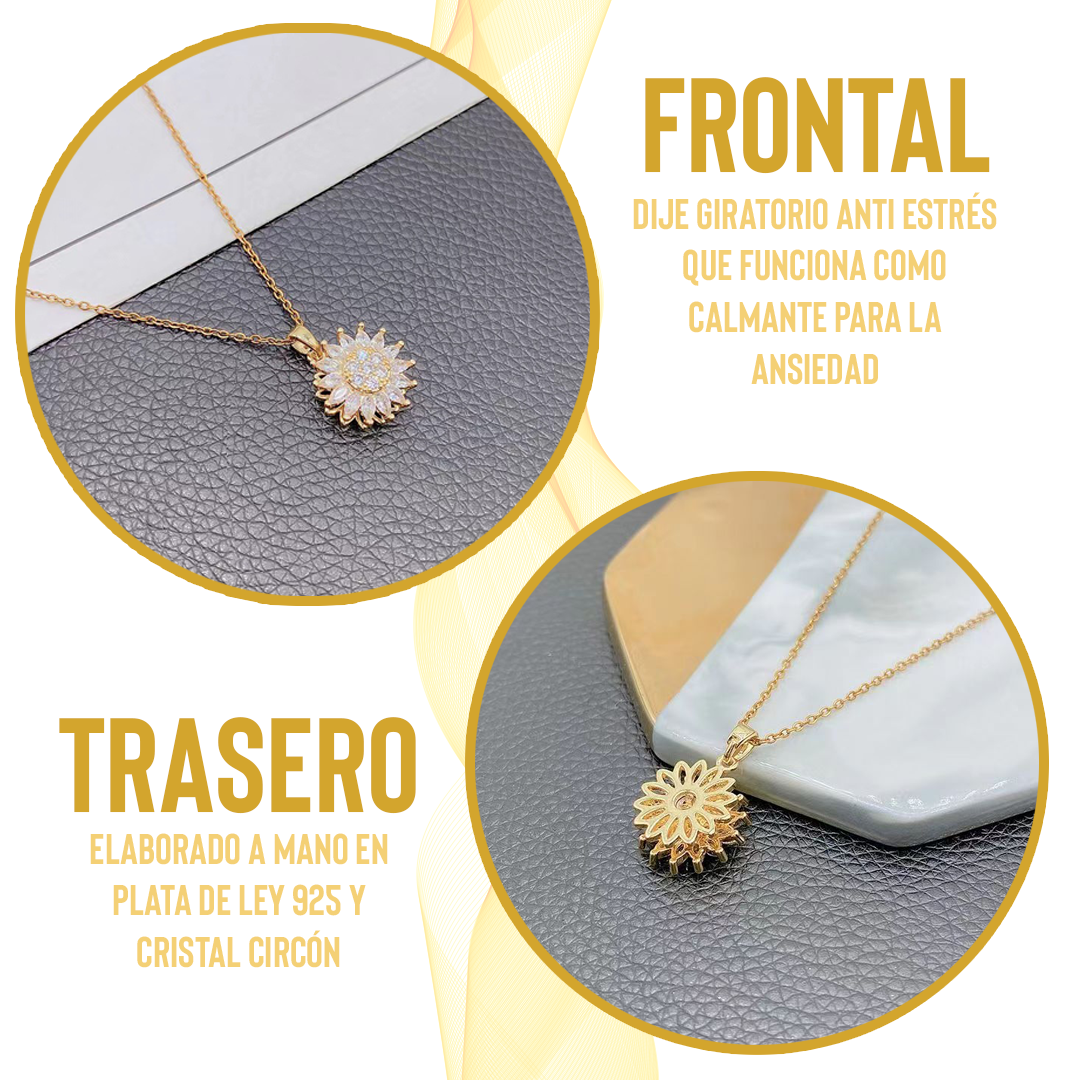 Collar de Girasol Giratorio® | Con Caja de regalo 🌻