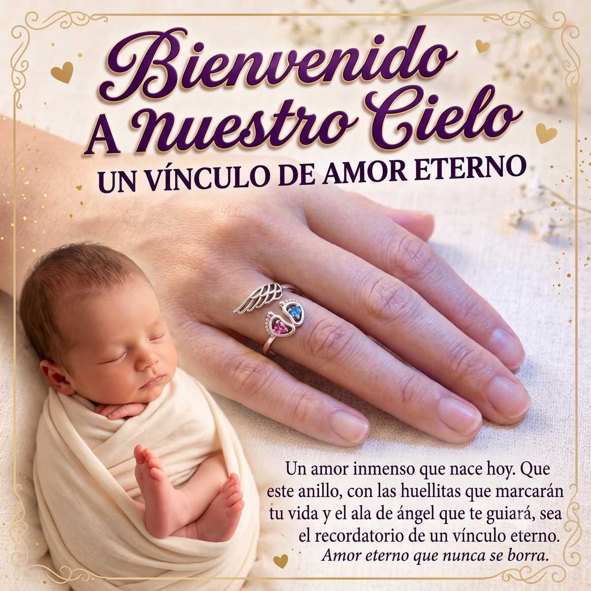 Anillo Alas de Ángel® | Un pedacito de ese amor que llevarás siempre contigo ❤️👼