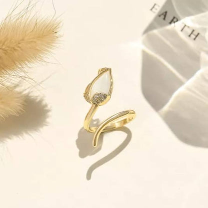 Anillo Tulipán® 🌹💕 | Talla Ajustable
