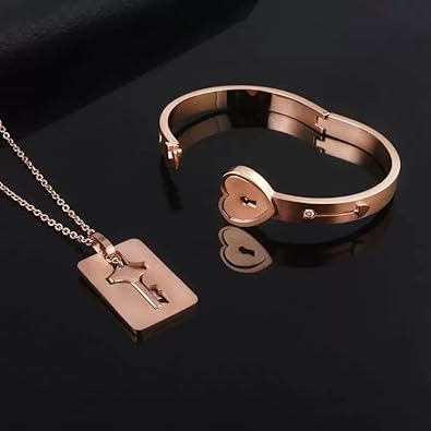 Amor Seguro® | Pulsera y Cadena Candado Acero Inoxidable + Caja Regalo 🔒❤️‍🔥