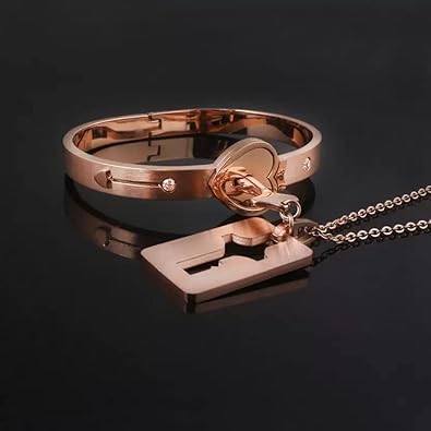 Amor Seguro® | Pulsera y Cadena Candado Acero Inoxidable + Caja Regalo 🔒❤️‍🔥