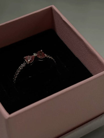 Anillo Pink Promise® | Anillo Promesa Talla Ajustable + Caja de regalo 🎀💗💫