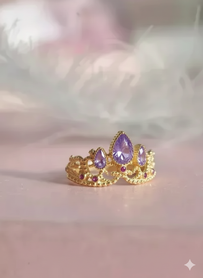 Anillo Enredados® | Baño de Oro + Con Caja Regalo y CARTA ESPECIAL (TALLA AJUSTABLE) 👑💓