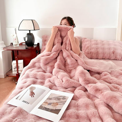Cobija XL Burbuja Premium® | 2000g de pura suavidad en tu cama ☁️✨