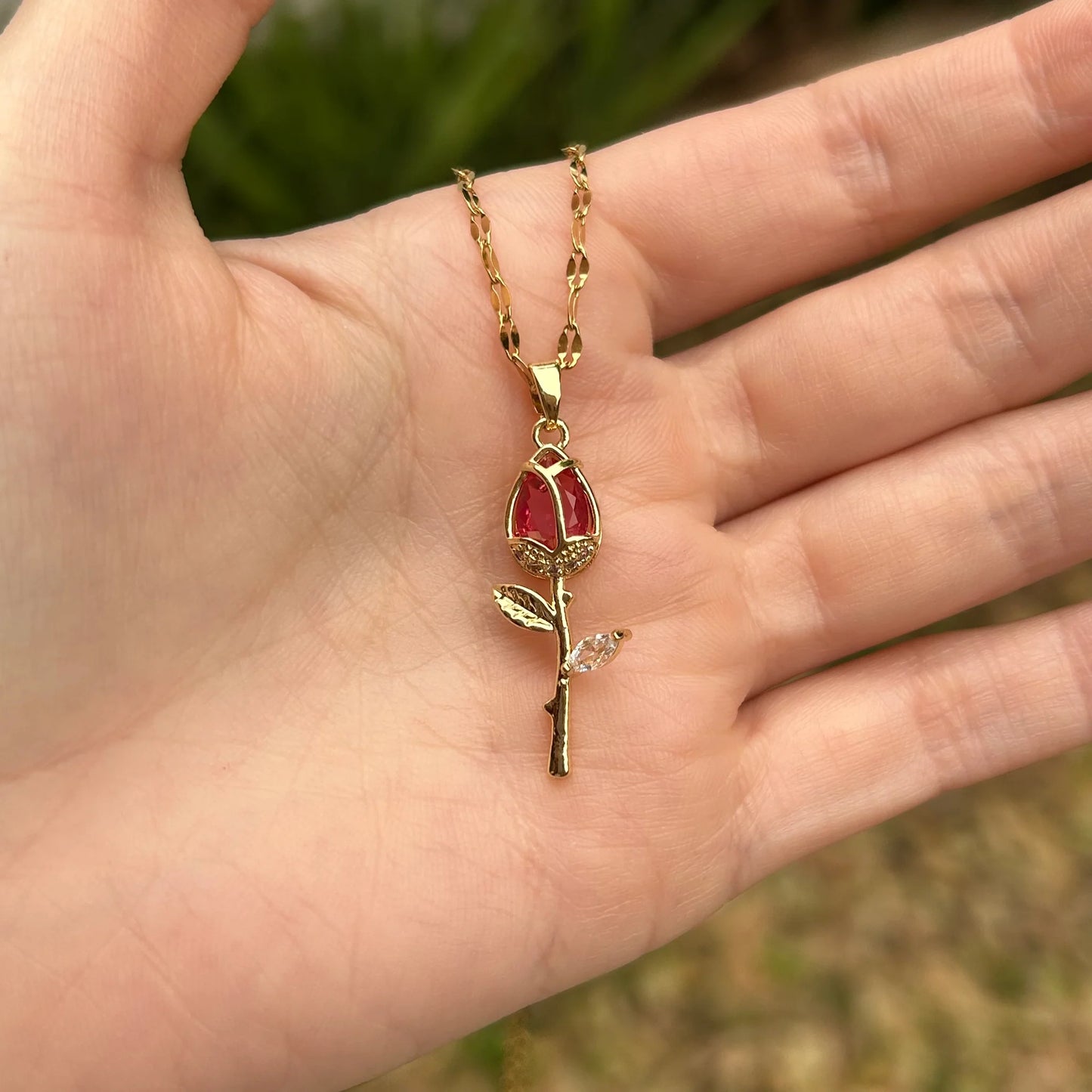 Collar tulipan | Red love💞