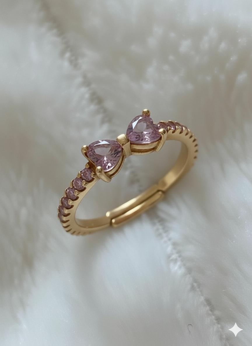 Anillo Pink Promise® | Anillo Promesa Talla Ajustable + Caja de regalo 🎀💗💫