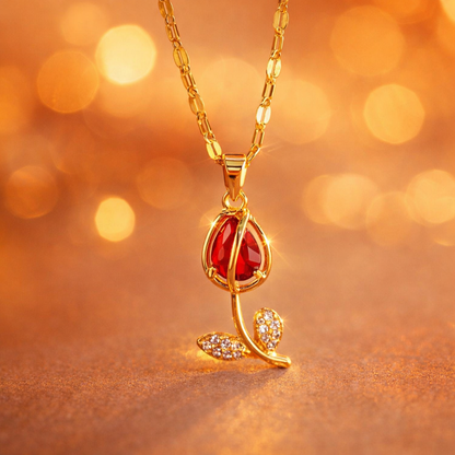 Collar tulipan | Red love💞