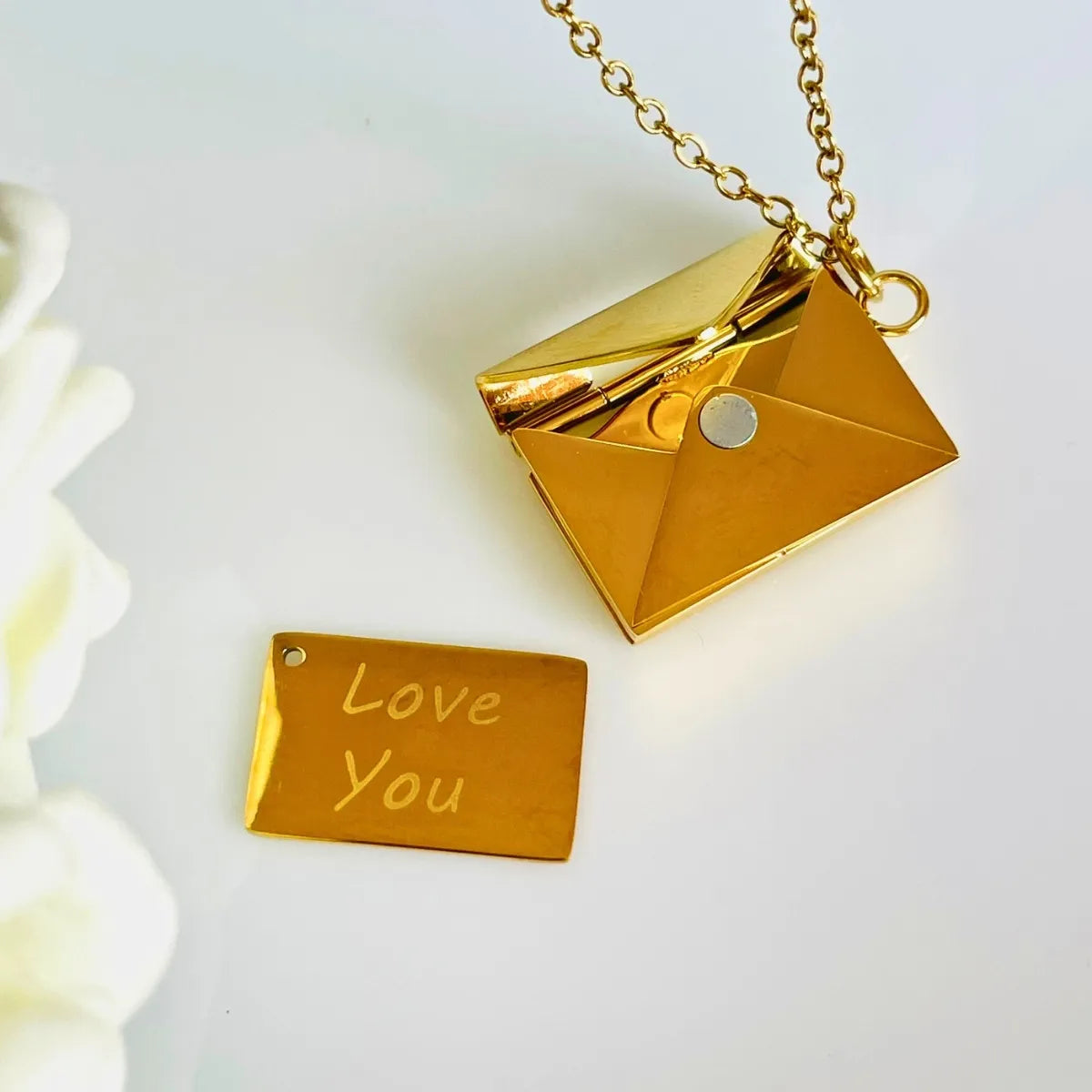 Collar "Love You"® | Collar + Mensaje "Te Amo" + CAJA REGALO 📩💓