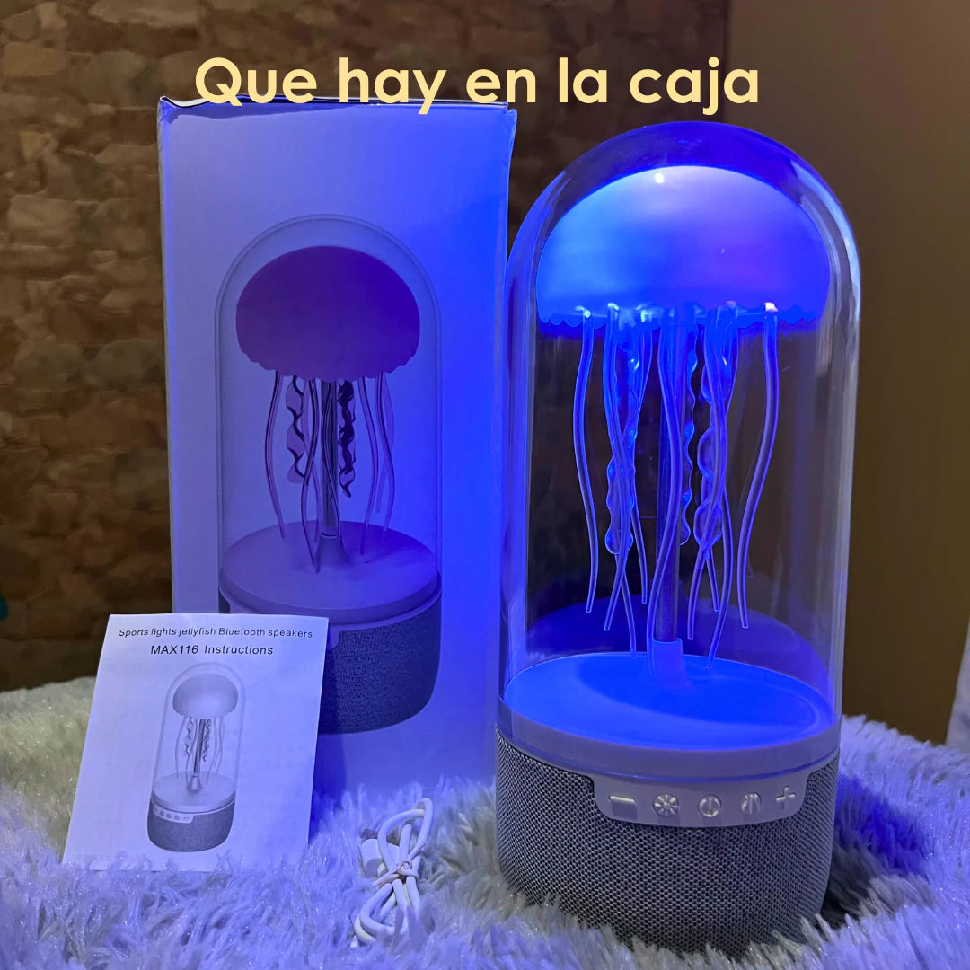 Medusa Sonora® | Bocina con Lámpara Medusa Led 🪼🎨