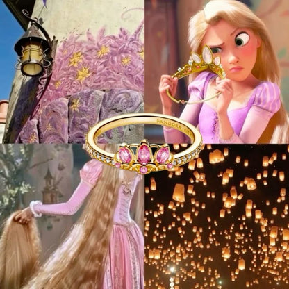Anillo Corona Ensueño® | Anillo Promesa Talla Ajustable + Caja de regalo ✨💗🐝