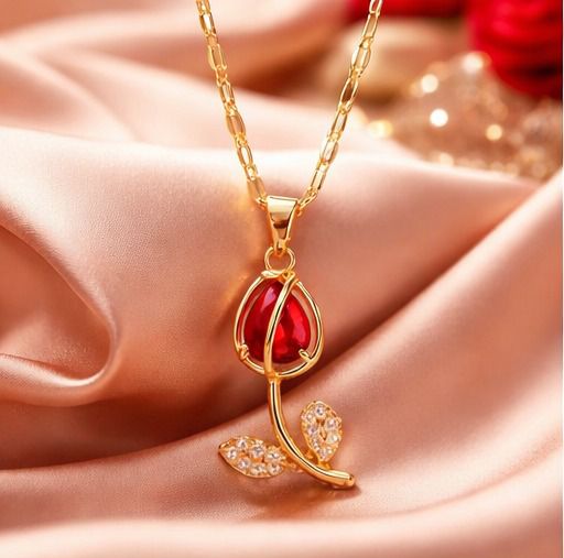 Collar tulipan | Red love💞