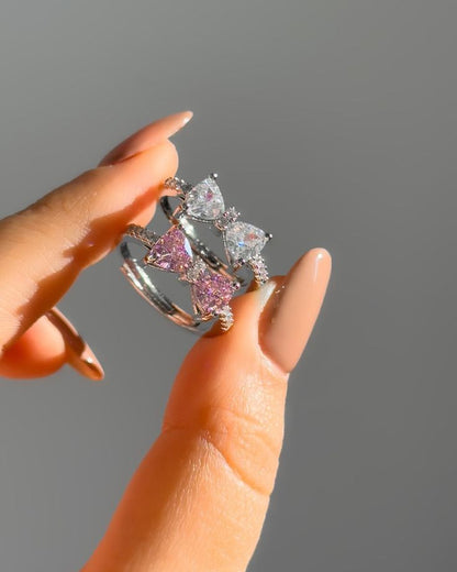 Anillo Pink Promise® | Anillo Promesa Talla Ajustable + Caja de regalo 🎀💗💫