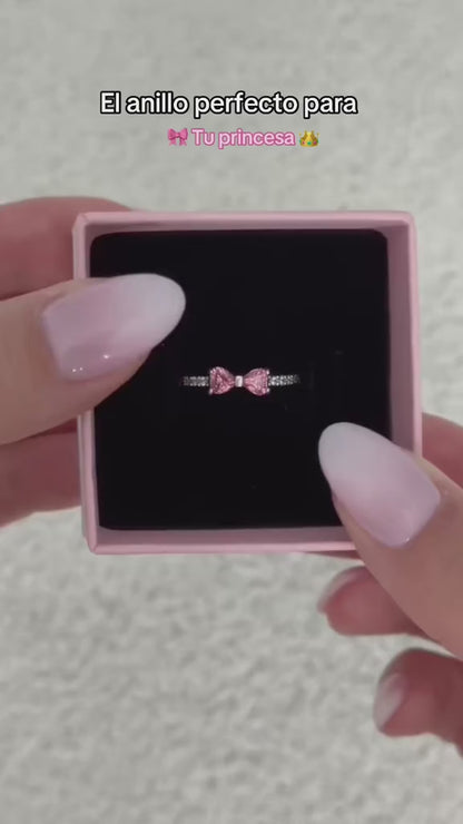 Anillo Pink Promise® | Anillo Promesa Talla Ajustable + Caja de regalo 🎀💗💫